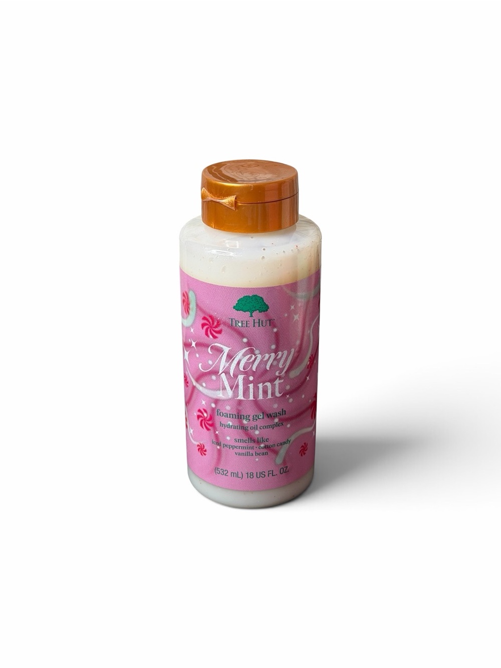 Tree Hut Merry Mint Foaming Gel Wash - Pink